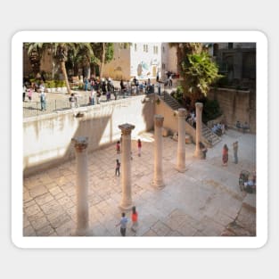 Israel, Jerusalem. At the Cardo Magnet